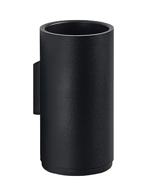Belirtilmemiş Zone Denmark Rim Duvar Için Fırçası Kabı, Çap 7 Cm, Yükseklik 13,6 Cm, Siyah