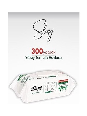 Belirtilmemiş Sleepy Easy Clean Yüzey Temizlik Havlusu 300 Yaprak
