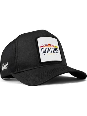 BlackBörk California Outatime Logolu Siyah Beyzbol Şapka