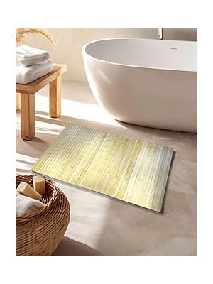 Belirtilmemiş Eko Bath Serisi 50X120 cm Doğal Bambu Banyo Paspası