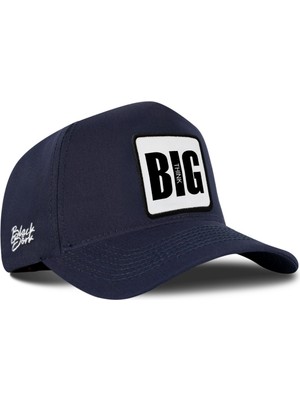 BlackBörk Big Think Logolu Lacivert Beyzbol Şapka