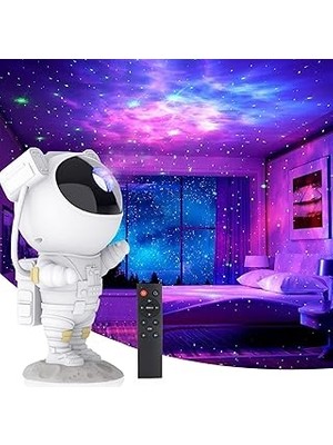 Belirtilmemiş Comb Yıldızlı Gökyüzü Gece Lambası, Projektör, Astronot Projektör Lamba, Odayı Dekore Etmek, Gece L