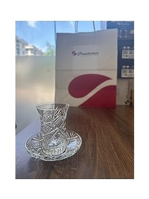 Belirtilmemiş Pasabahce Göz Dekor Kesme Kristal Çay Bardağı Takımı Çay Seti 6 Kişilik 896656565632563563