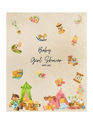 Belirtilmemiş Independently Published Baby Girl Shower Gift Log: Notebook For Presents, And Thank You Card Checkl