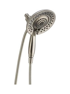 Belirtilmemiş 5-Spray Touch-Clean IN2ITION 2'si 1 Arada Hortumlu Çift El Tipi Duş Başlığı, Paslanmaz 58569-