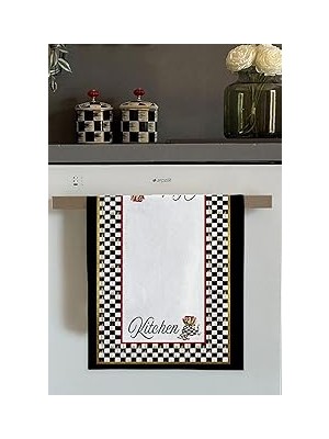 Belirtilmemiş Viva Beyaz Damalı Fırın Mutfak Havlusu 30X50CM