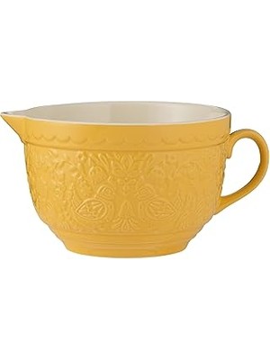 Belirtilmemiş Mason Cash To Roost Batter Bowl | Saplı 2.3l Taş Karıştırma Kasesi, Dökme Dudak Kabartmalı