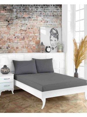 Özkent Ev Tekstil Lastikli Çarşaf Penye Kumaş 120*200*25