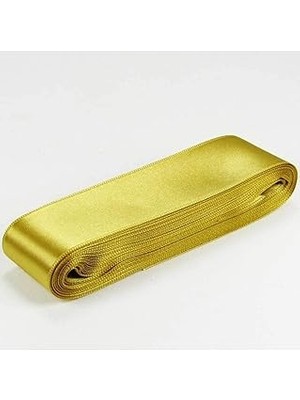 Belirtilmemiş Gold (Altın) Renk Saten Kurdela 4 Cm. x 10 Metre (Gold)
