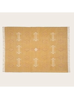 Belirtilmemiş Jaıpur Sarı Pamuk Kilim 80X150 cm