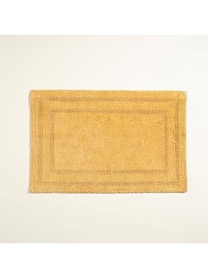 Belirtilmemiş Solıd Çift Taraflı PAMUK%100 Pamuk Banyo Paspası 60X90 cm Sarı