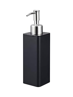 Belirtilmemiş Yamazaki Doldurulabilir El Sabunu Pompası | Banyo, Mutfak | Plastik | Dağıtıcı, Abs, Siyah, Te