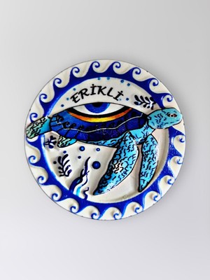 Mundy Erikli Polyester Kabartmalı Kaplumbağalı Magnet 7 cm Dekoratif Hediyelik Buzdolabı Süsü (KOD:1313)