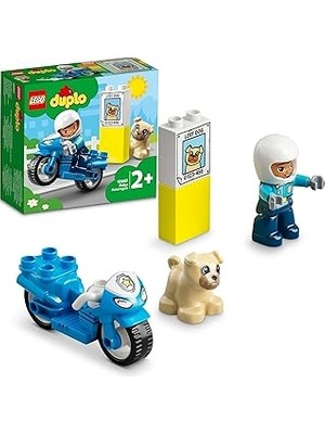 Belirtilmemiş Duplo Kurtarma Polis Motosikleti 10967 – 2 Yaş Üzeri Çocuklar Için Eğitici Hediye Fikri, Mo