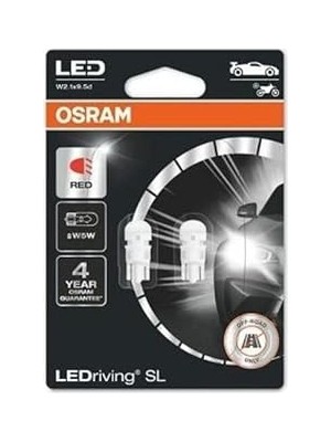 Belirtilmemiş Mi̇nyatür Ampul 1W 12V W2.1x9.5d VS2000 2 W5W Kirmizi Ledri̇vi̇ng 2825DRP-02B