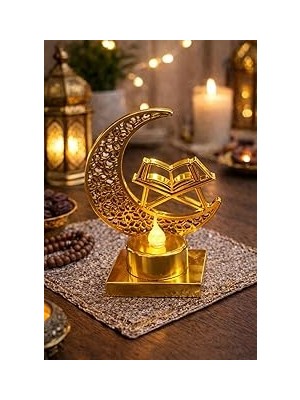 Belirtilmemiş Gold Yeni Pilli LED Işık, Askılı Fener Süsü Sari Işıklar Peri Işıkları Aydınlatmalı Şerit LED Ramaz