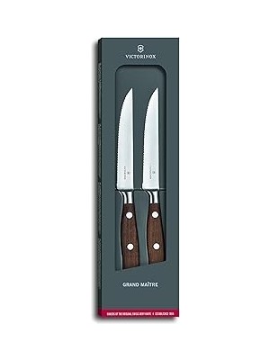 Belirtilmemiş Victorinox 2 7.7240.2W Büyük Maitre Tırtıklı Steak Seti Siyah Seti