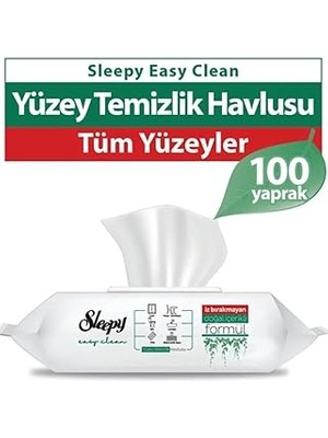 Belirtilmemiş Sleepy Easy Clean 100 Lü Temizlik Bezi