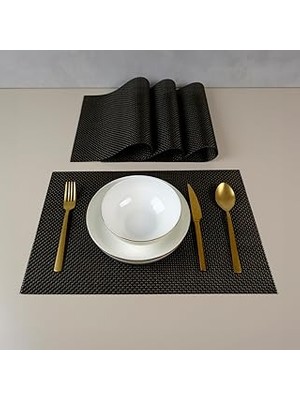 Belirtilmemiş Maxstyle Orion Coffee 4 Parça Amerikan Servis 30X45 cm