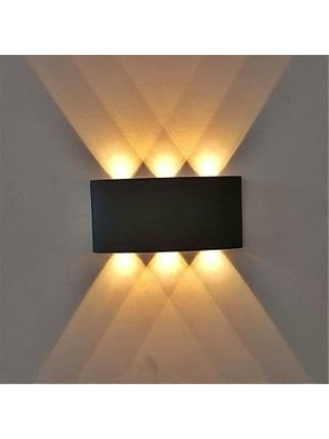 Belirtilmemiş Ucuz Geldi Dekoratif Çift Yönlü Duvar Aydınlatma LED Aplik Duvar Lambası Cata Haiti 10 Watt Desenli