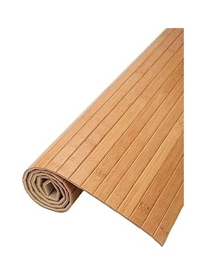 Belirtilmemiş Orret Kaydırmaz Tabanlı Bambu Banyo Paspası – 70X45 cm Doğal Ahşap Bambu Mat, Suya Dayanıklı,