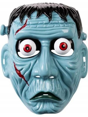 Frankenstein Temalı Sallanan Oynar Gözlü Maske (5492)