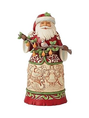 Belirtilmemiş Enesco Jim Shore Twelve Days Santa Worldwide Ev Heykelcik