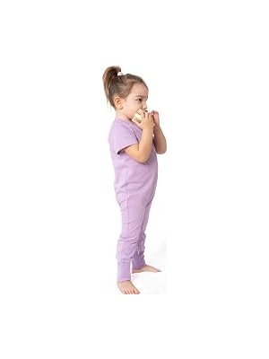 Belirtilmemiş Zuppers Kısa Kollu Yazlık Çocuk Uyku Tulumu - 0,3 Tog - (3-4 Yaş) - Leylak