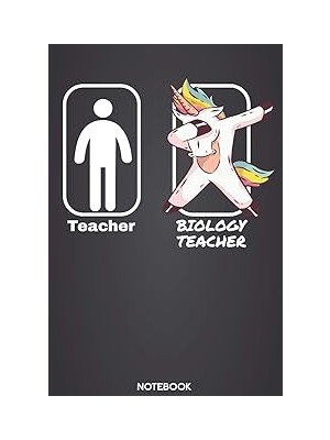 Belirtilmemiş Teacher - Biology Teacher Notebook: 6'x9' 120 Dot Grid Pages - Calendar Journal | Christmas Present