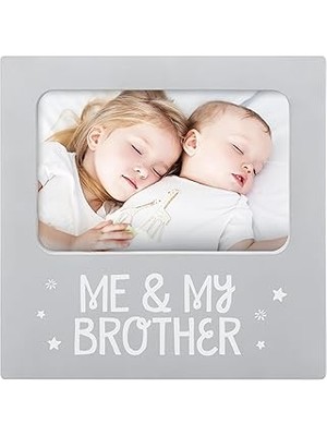 Belirtilmemiş Tiny Ideas Me And My Brother Resim Çerçevesi, Kardeş Hatıra, Ideal Big Brother Hediyesi, Duş Hediye