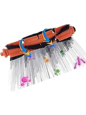 Belirtilmemiş Homerun 3000 Serisi Aqua Robot Süpürge Ana Rulo Fırça, Renkli 3000 Homerun
