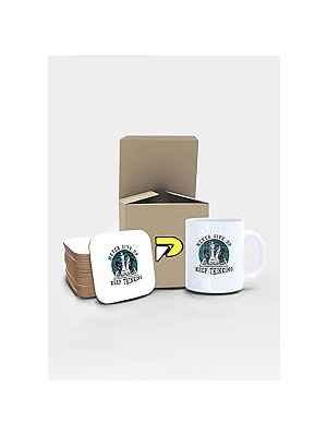 Belirtilmemiş Postermanya Satranç Never Give Up Tasarımlı Baskılı Kupa Bardak Seti, Eğlenceli Özel Hediye Mug