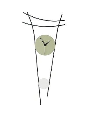 Belirtilmemiş Muyika Heit Metal 73-34CM Dekoratif Duvar Saati Mds-R MYK2097-7