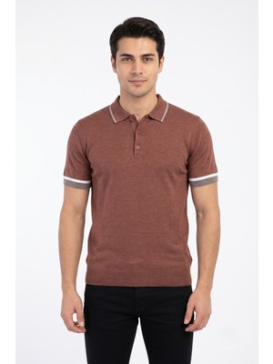 Raymons Erkek Polo Yaka Kısa Kollu Triko Tişört Regular Kalıp BGL-ST05559