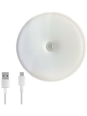 Belirtilmemiş Orret Hareket Sensörlü LED Gece Lambası – Şarj Edilebilir Taşınabilir 4000K Işık, USB ile D