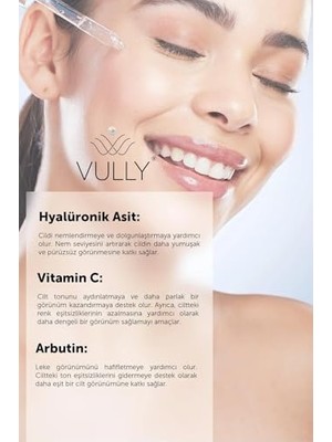 Cilt Tonu Eşitleyici Onarıcı Leke Karşıtı Serum 30ML Yüzde Iki Arbutin Yüzde Iki Hyaluronic Yüzde Iki Vitamin C