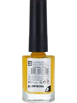 Cosmetics Nail Flawless Oje 23 Summer Time, Sarı