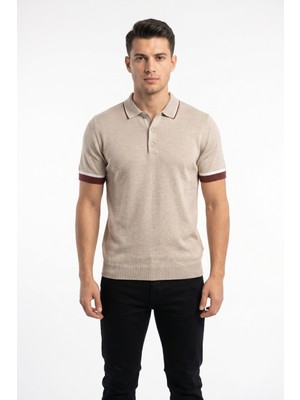 Raymons Erkek Polo Yaka Kısa Kollu Triko Tişört Regular Kalıp BGL-ST05559