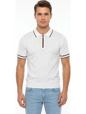Raymons Erkek Polo Yaka Kısa Kollu Triko Tişört Regular Kalıp BGL-ST05557