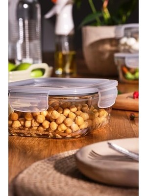 Luna 800 ml Borosilikat Saklama Kabı