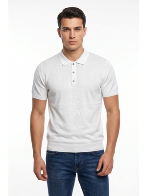 Raymons Erkek Polo Yaka Kısa Kollu Triko Tişört Regular Kalıp BGL-ST05560