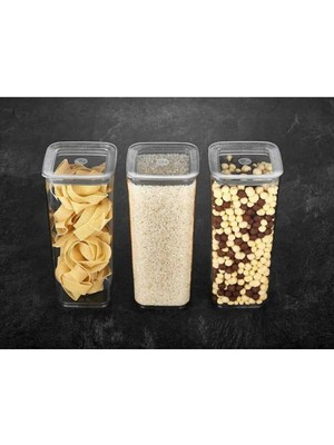 Kare Saklama Kabı, 3X1700 ml