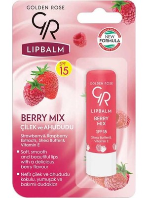 Lip Balm No: 09 Mix Spf 15 - Ahududu ve Çilek Aromalı Dudak Nemlendiricisi