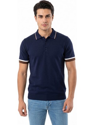 Raymons Erkek Polo Yaka Kısa Kollu Triko Tişört Regular Kalıp BGL-ST05559