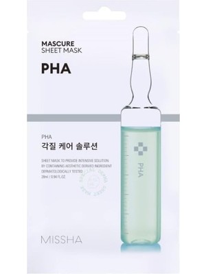 Pha Içerikli Ölü Deri Arındırıcı Yaprak Maske (1AD) Mascure Peeling Solution Sheet Mask
