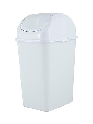 Belirtilmemiş Superio Mini Plastik Kovası, Salıncak Üst Kapaklı 1,25 Galon Kompakt Küçük Kovası Taşınabil