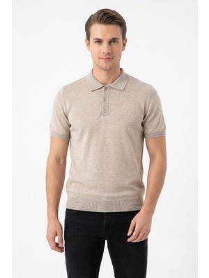 Raymons Erkek Polo Yaka Kısa Kollu Triko Tişört Regular Kalıp BGL-ST05560