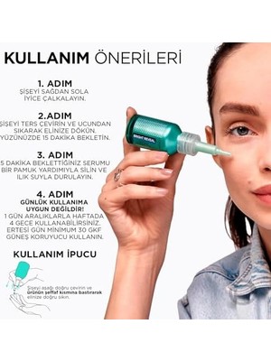 Bright Reveal Koyu Lekelere Karşı Yenileyici Peeling Serum,%25 Aha, Bha, Pha Içerikli 25 ml