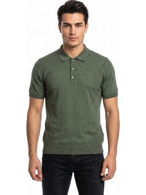 Raymons Erkek Polo Yaka Kısa Kollu Triko Tişört Regular Kalıp BGL-ST05560