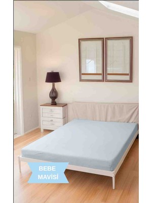 Özkent Ev Tekstil Lastikli Çarşaf Penye Kumaş 120*200*25